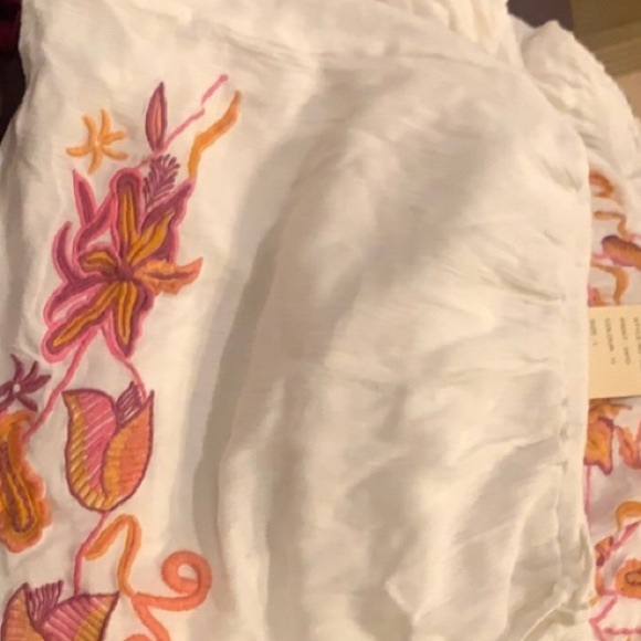 Raga Boho Anthropologie romper pink, orange white - Picture 5 of 5